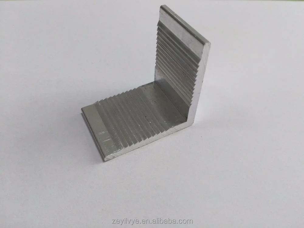 6063 T5 Anodized Solar Panel Aluminum Frame Extrusions in Factory