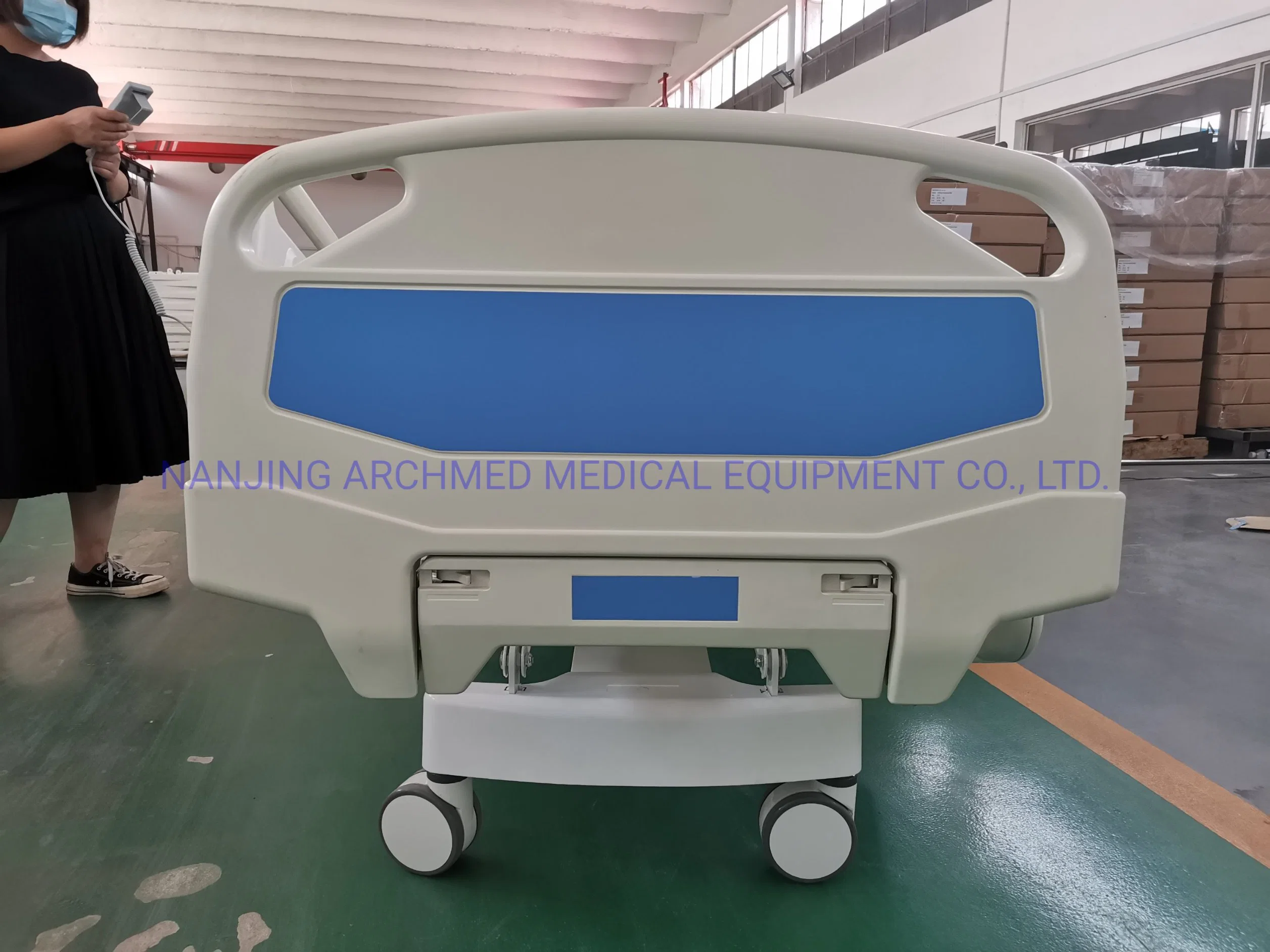 Hospital Equipment Furniture Plus ICU Five Function Electric Bed with Mattress