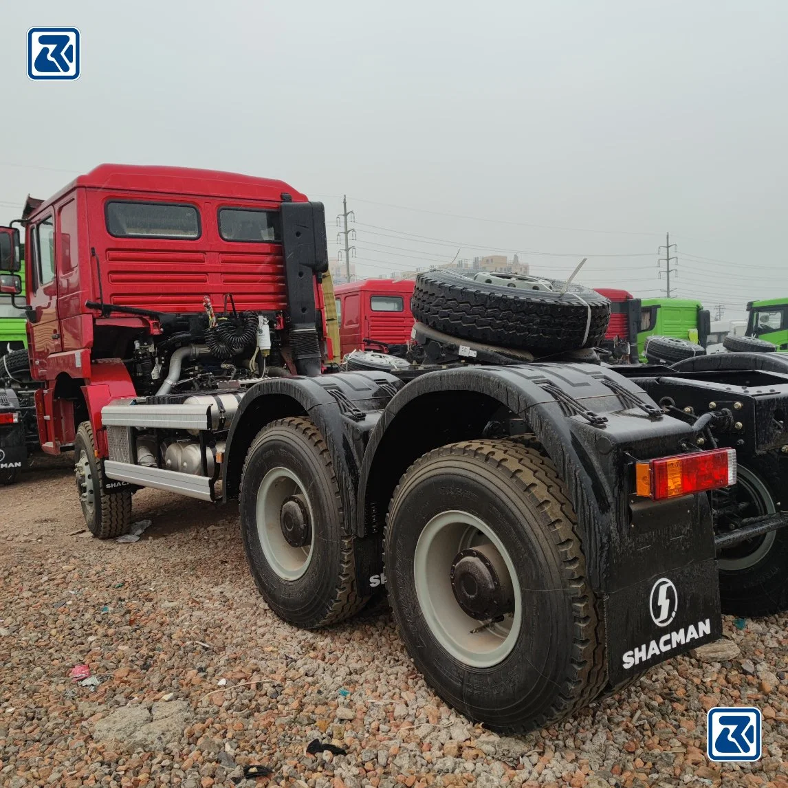 شاحنة سحب/شاحنة سحب من طراز Shacman/F3000 6X4/الجرار 375HP/12 High/Low-Tayer Shift/Mode For Sale (الدفع الرباعي العالي/المنخفض/الدفع الرباعي)