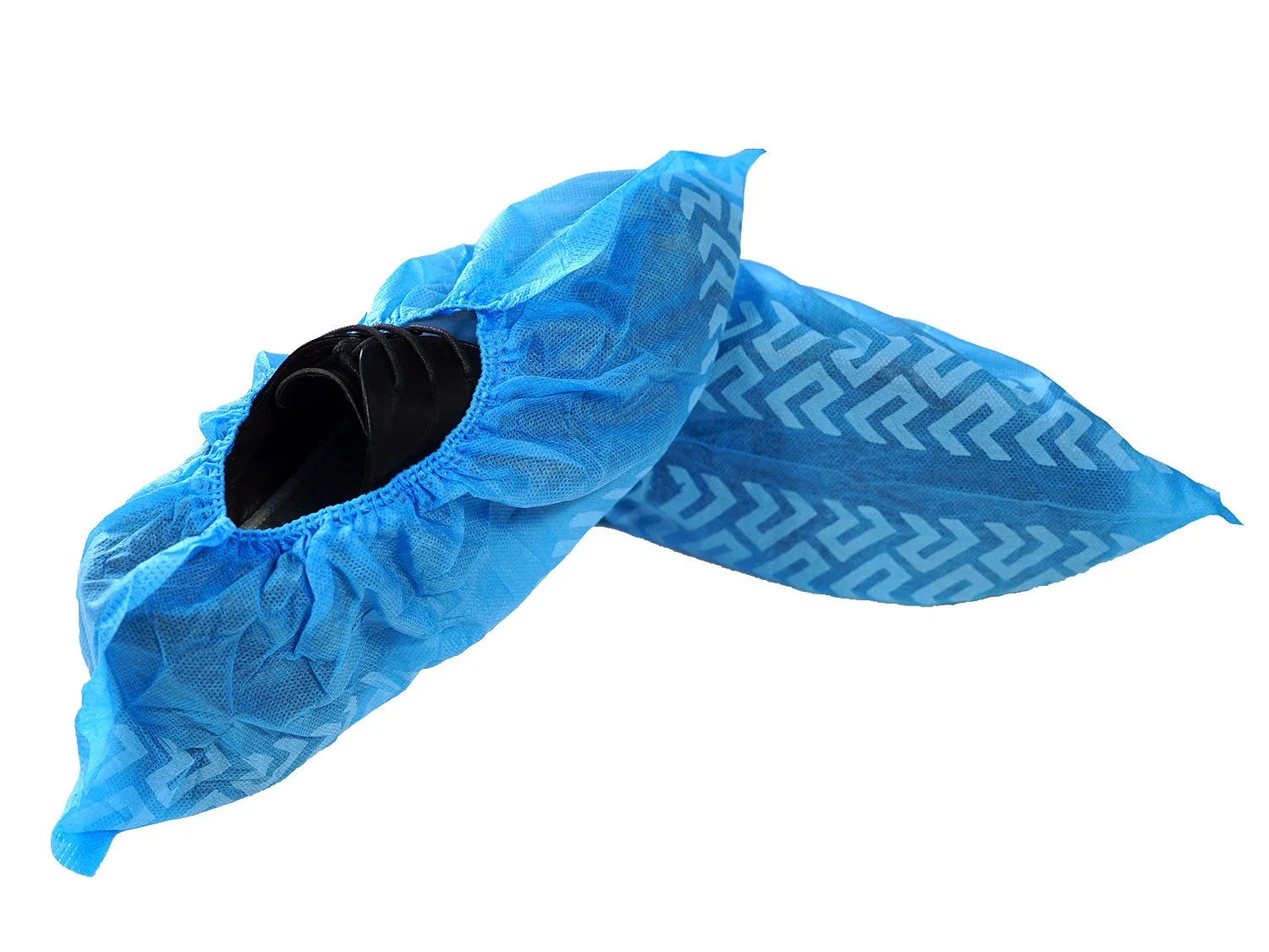 Disposable Non Woven Shoe Covers with Anti Skid Printing