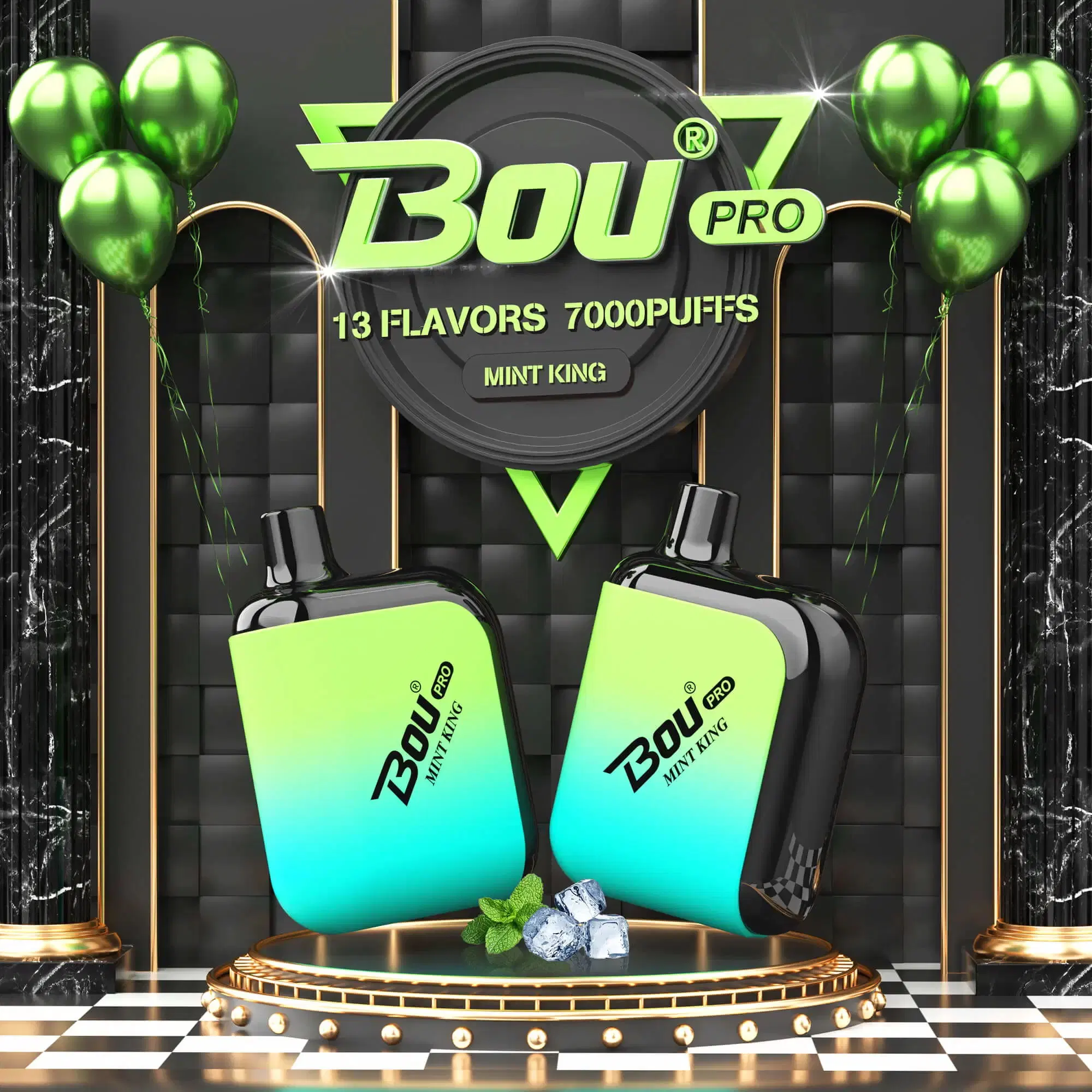 Client Logo Zbood Bl 30ml Minicup Inhalations Randm Moki Vaporizer Bou Bou PRO 7000 Puffs Disposable/Chargeable Vape