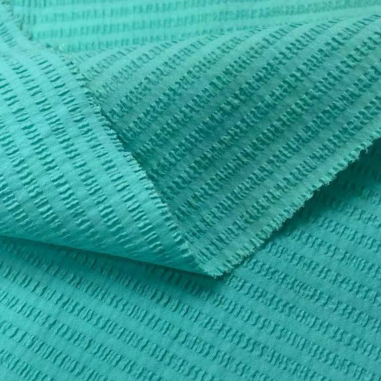 High-Stretch Nylon Pleated Texture Designer Fabric 5% Spandex 95% Nylon Fabric for Fashion Skirts T-Shirts