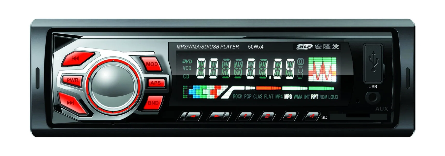 MP3 Reproductor para coche estéreo de panel fijo Car MP3 Player