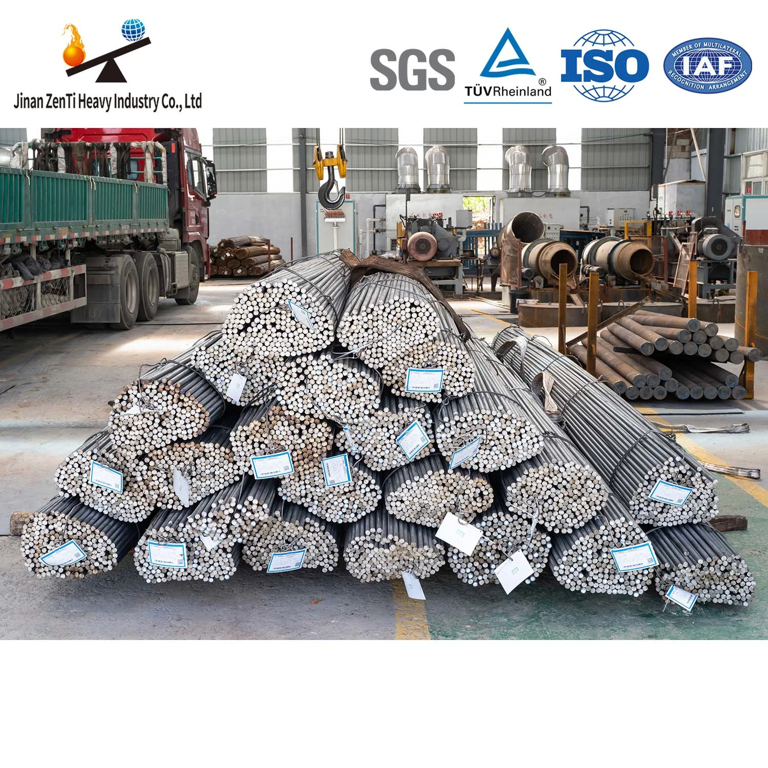 Wear Resistant Grinding Steel Rod Bar for Cement Concrete Chemical Metallurgical Industry Power Station Mining