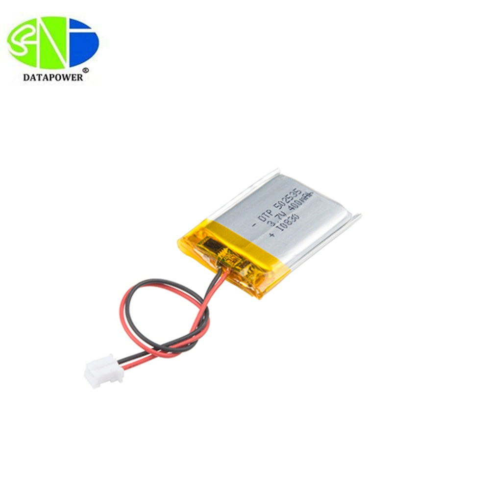 Stock 3,7V 400mAh DTP 502535 Elektro-Fahrrad Lipo wiederaufladbare Lithium Ionen-Akku