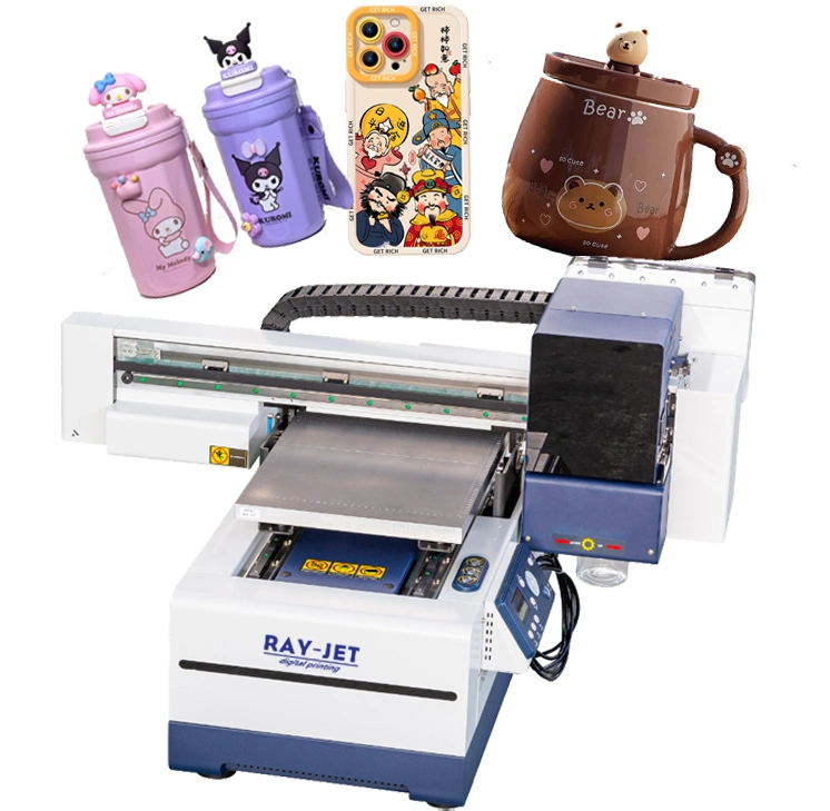 Nova impressora plana LED UV A3 Imprimindo jato de tinta Impresa DTF Máquina de impressão