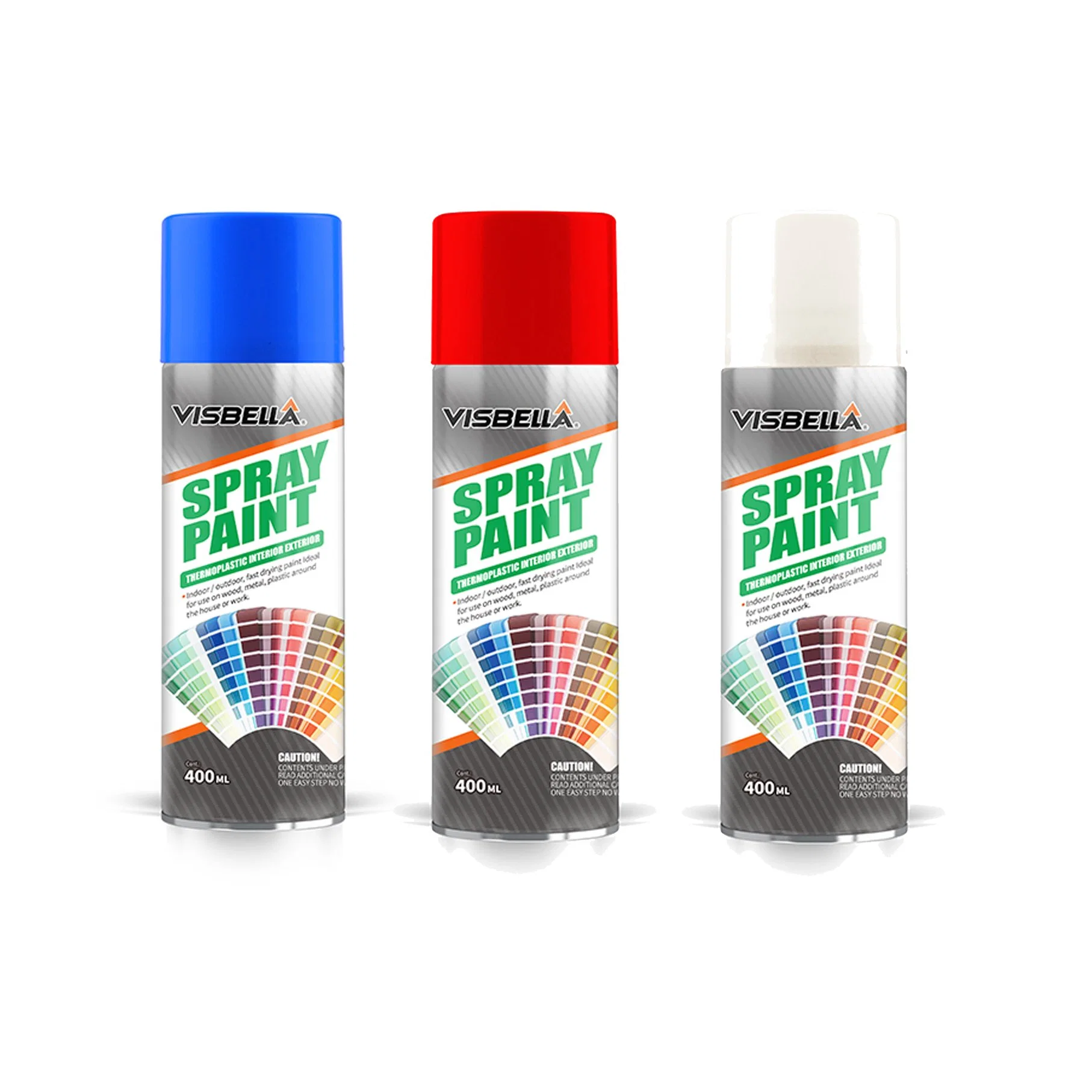 Résistant à la chaleur voiture 400ml coloré de peinture en aérosol