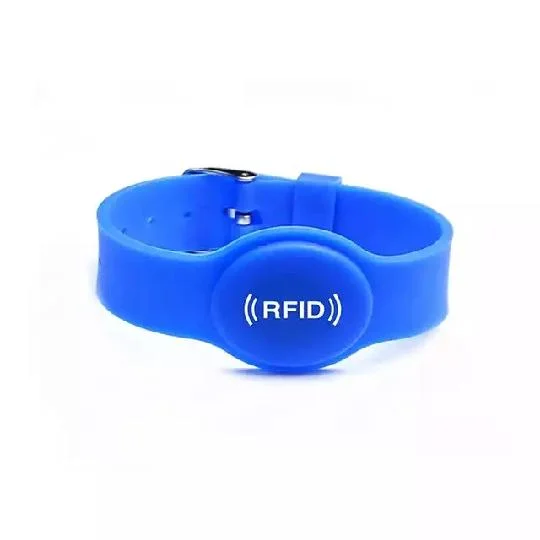 125kHz Em4200 T5577 RFID Smart Watches Verstellbare Kunststoffschnalle Silikon Armband