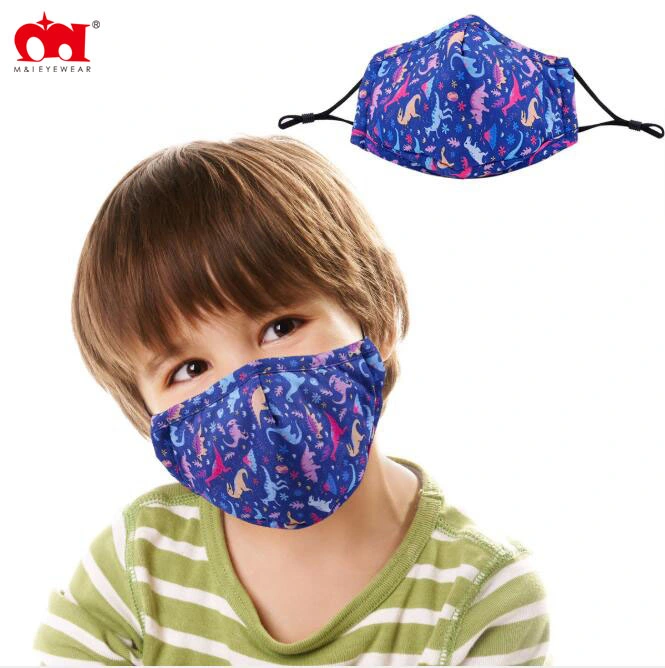 Hot Style Children's Mask Cute Cartoon Printed Cotton Dust and Fog Can Replace Kid's Cotton Mask