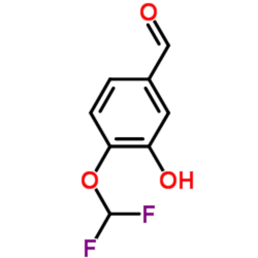 Daily Raw Material Medicine 4-Difluoromethoxy-3-Hydroxybenzaldehyde Purity Degree 99% CAS No. 151103-08-1