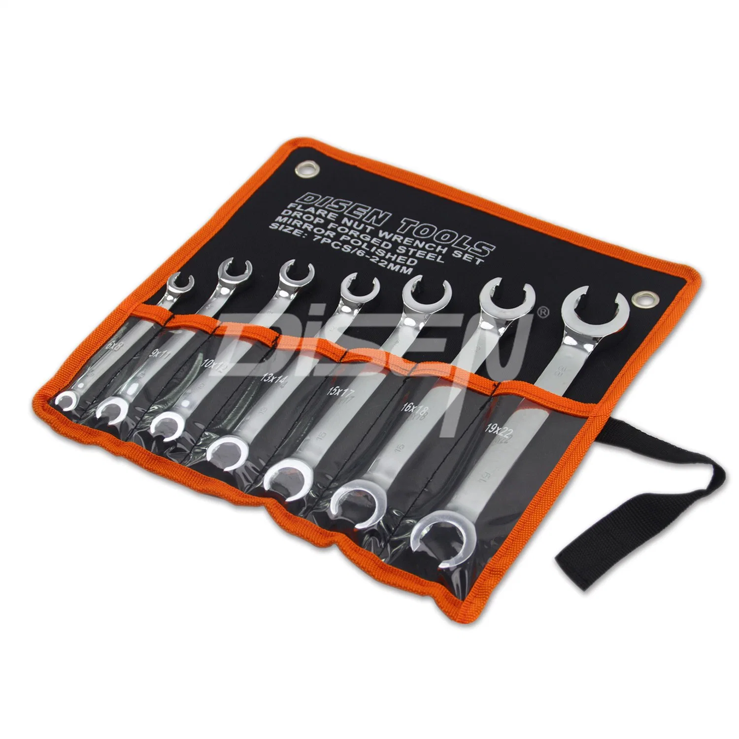 مجموعة مفاتيح ربط الأدوات اليدوية من الفولاذ الكربوني مفتاح ربط طرفي مزدوج مفتوح مجموعة مفاتيح الربط