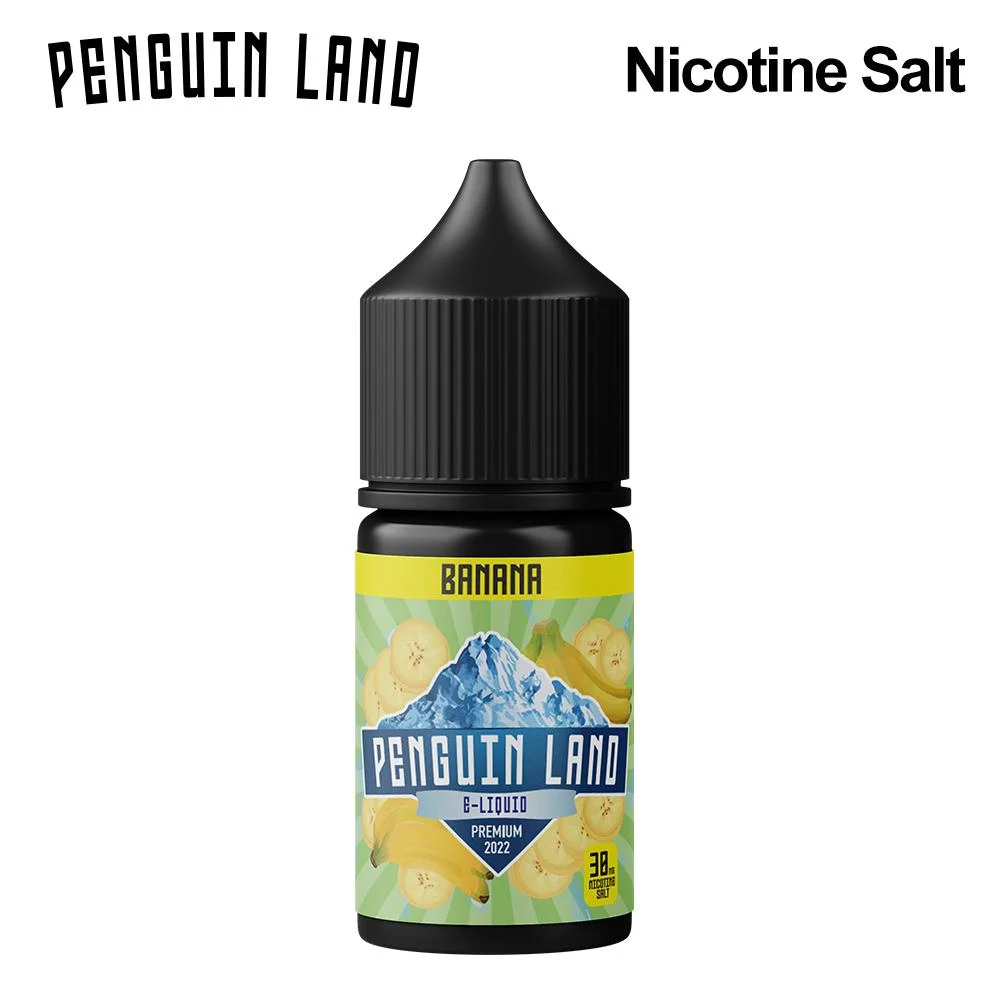 Tierras del pingüino Mayorista de buen gusto de alta calidad OEM ODM sal de la nicotina e Liquid E jugo para Vape