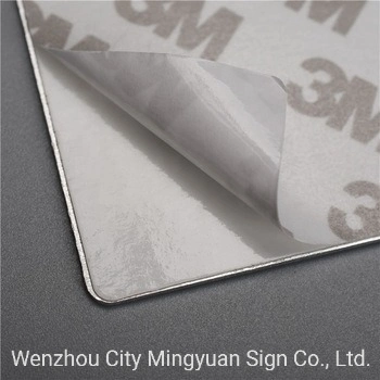 Promotional Custom Design Embossed Printing Aluminum Nameplate