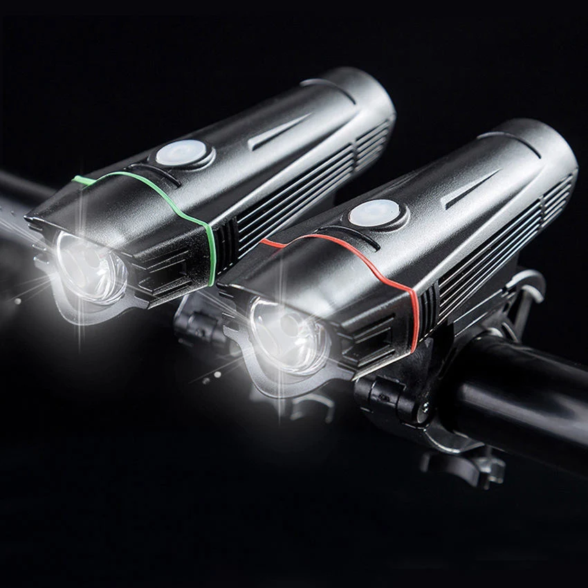 USB Rechargeable LED Flashlight Waterproof Super Bright Bike Headlight