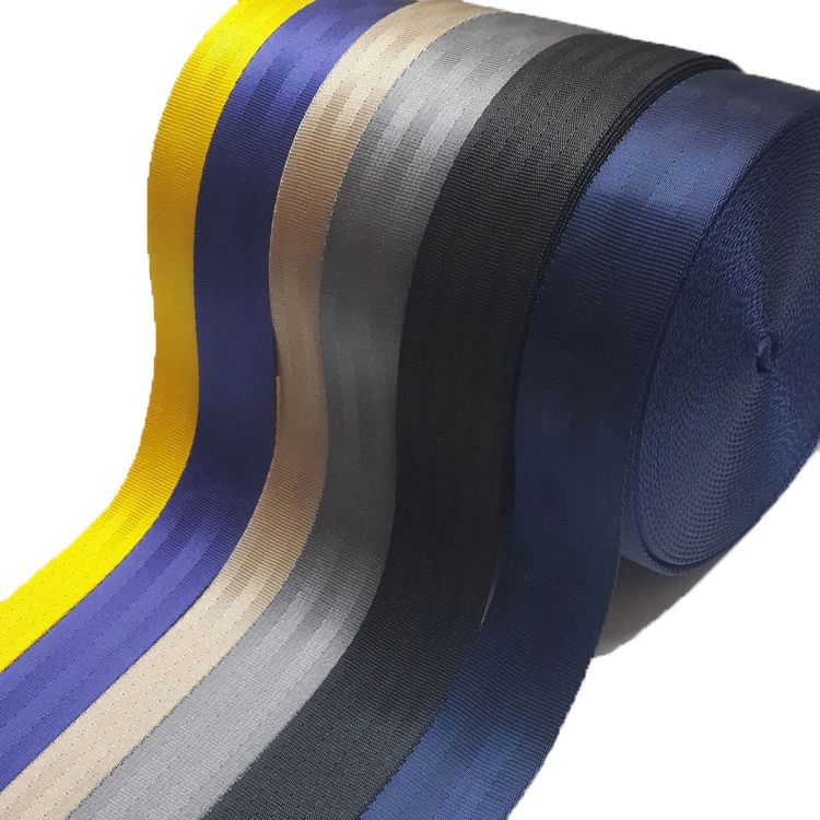 52mm Bleached 6 Twill Safety Belt Webbing, Nylon Webbing