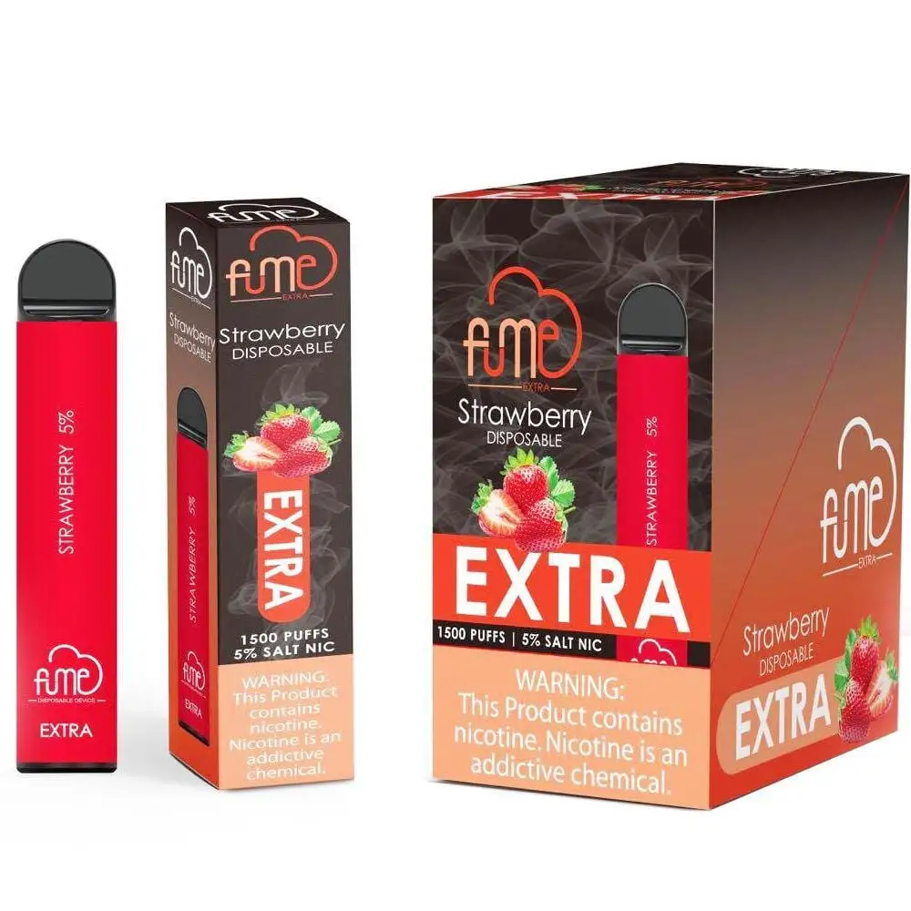Wholesale Fume Extra 1500 Puffs Rechargeable E-Cigarette Disposable Vape Pen 21 Fruit Flavors