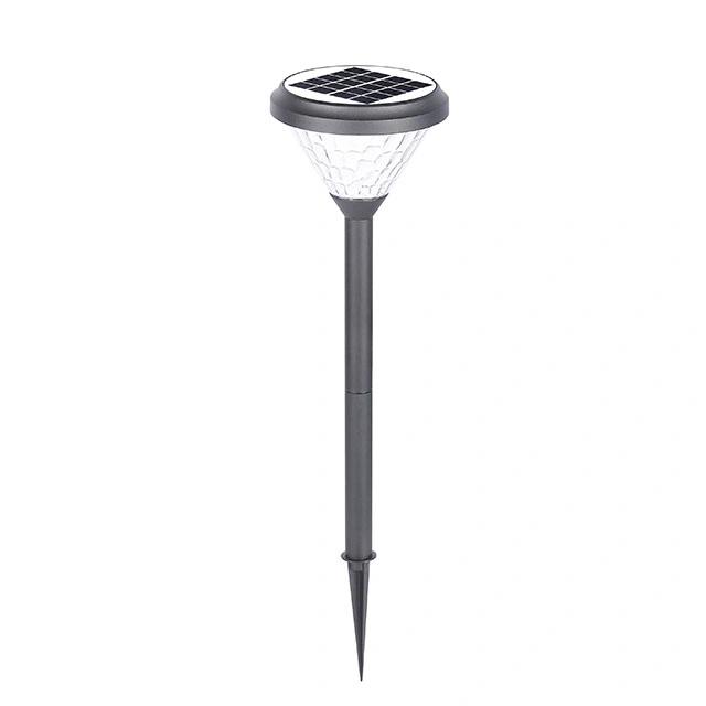 3W LED Solar Garden Pole Spike Pillar Light Outdoor Waterproof Garden Lighting