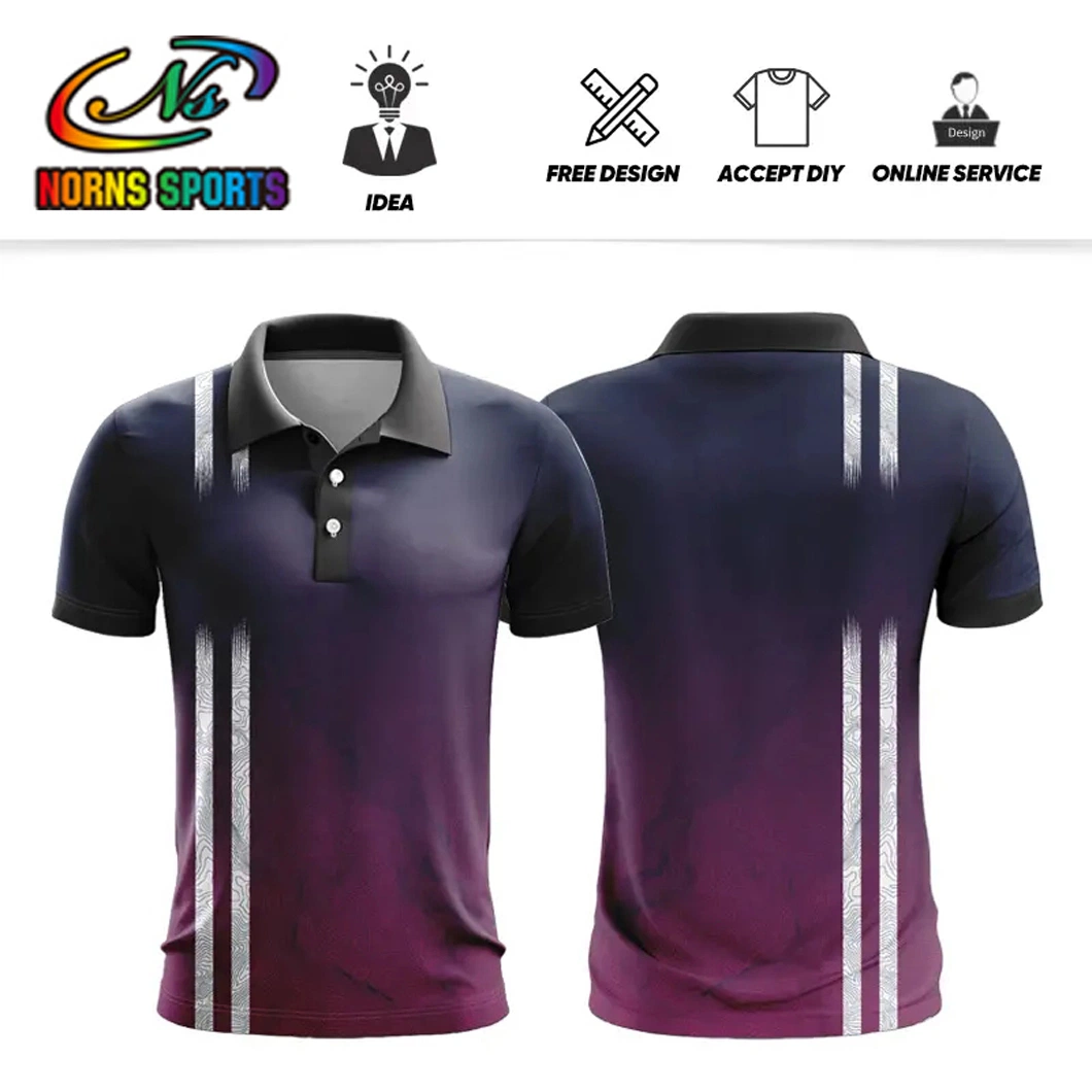 Custom Logo T Shirt Team Sportswear Wholesale/Supplier Clothes Sublimation Polo Shirt