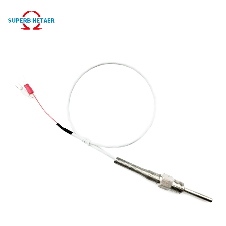 أداة التحكم نوع برغي زنبركية الضغط من النوع K-Type Thermocouple Temperature Sensor المسبار