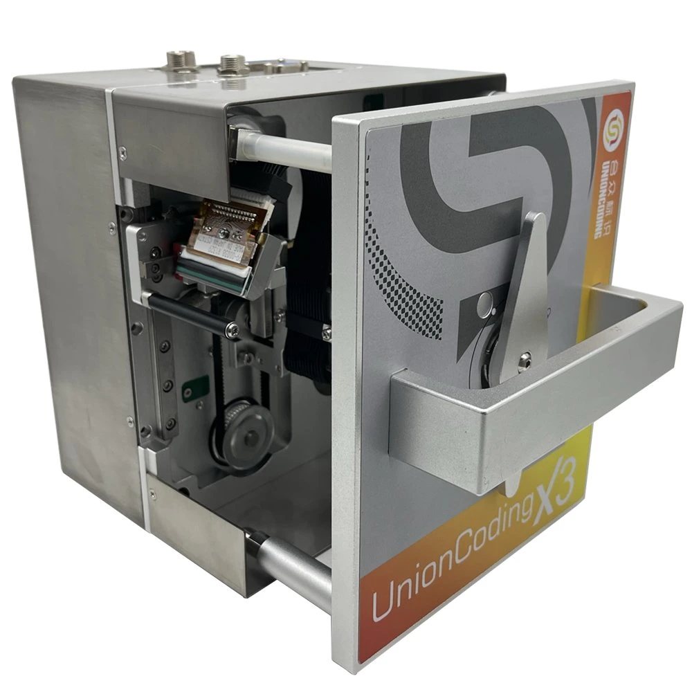 Impressora Tto Unioncoding X3 Thermal Transfer Overprinter (impressora térmica) película flexível intermitente Impressão para linha de Embalagem