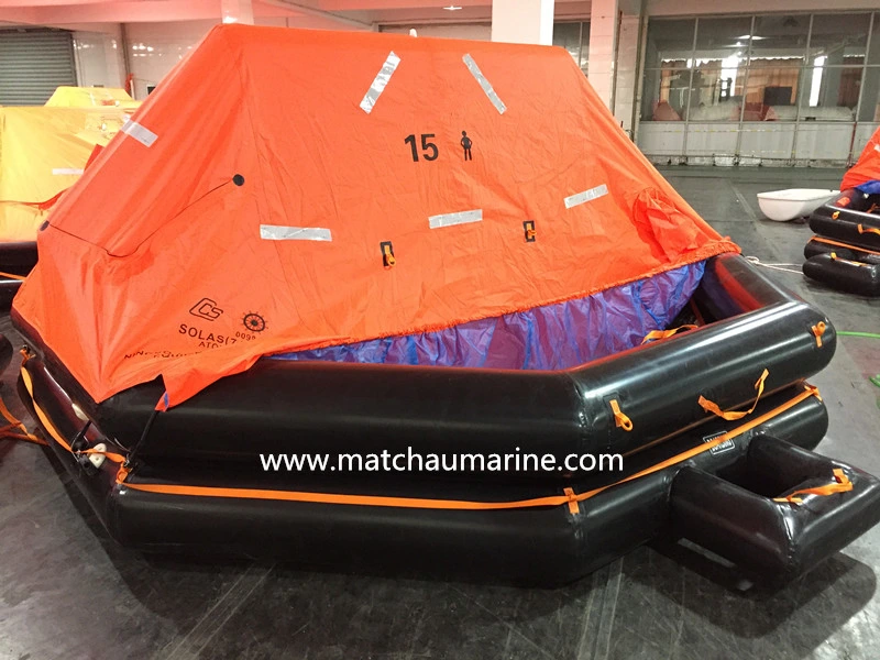 Marine Solas Throw-Overboard Inflatable Lightweight Life Raft