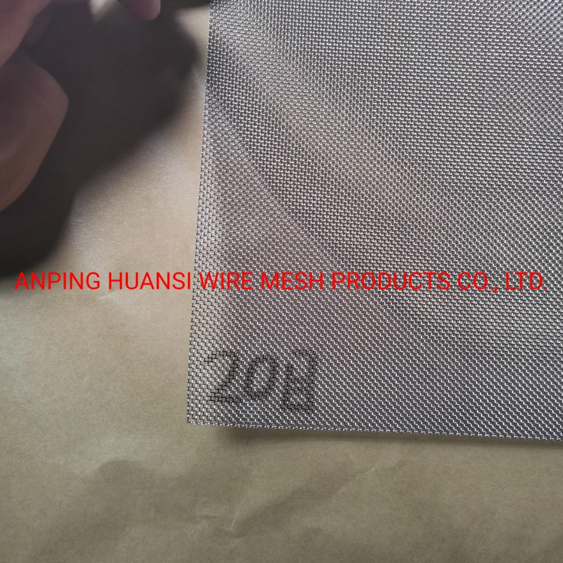 20 Mesh 0.016" Nickel Woven Wire Cloth for Battery Manufacturing