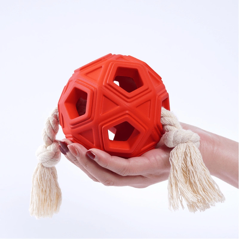 Интерактивная игрушка для собак резиновый шар хлопка веревки собака чью игрушка потянув игрушка