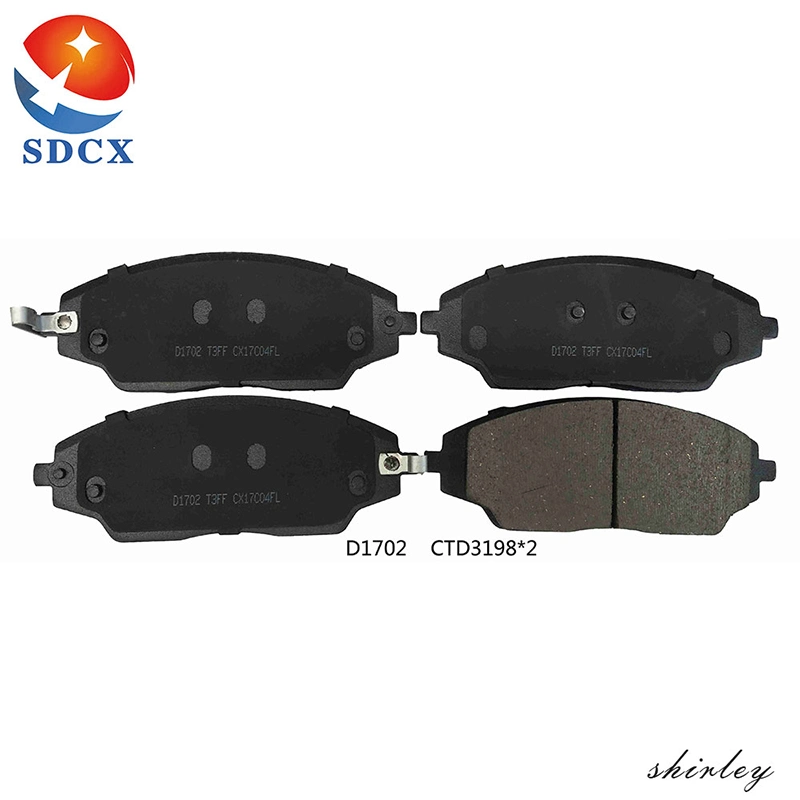 Sdcx D1702/Gdb3579 Gdb7849 Genuine Quality Wholesale Disc Ceramic Brake Pads for Chevrolet