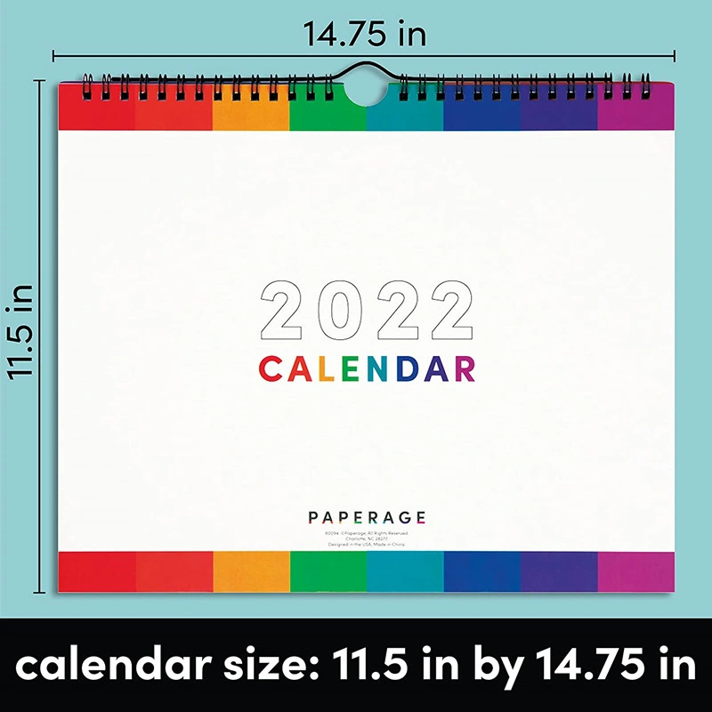 Publicidade sob logotipo personalizado papel Tabela Calendário impressão para a promoção da empresa