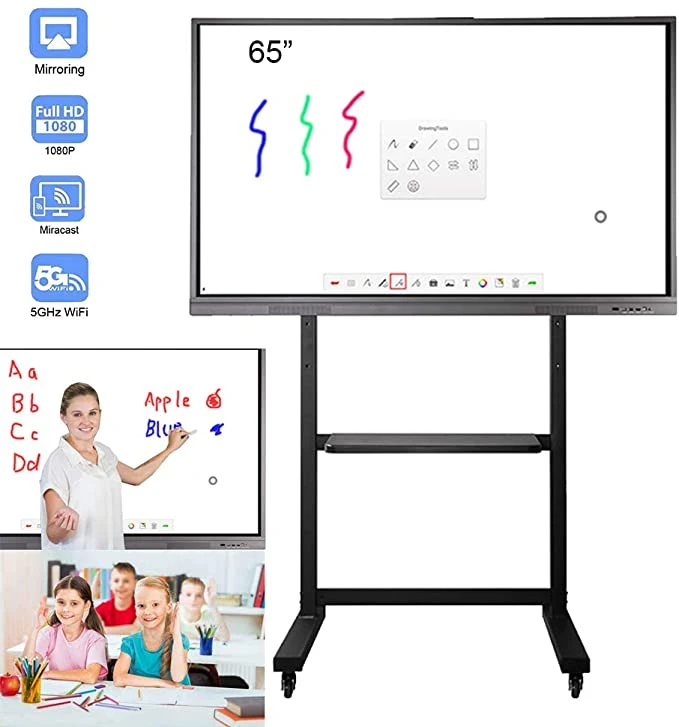 55 Inches Smart Interactive Electronic Whiteboard for Class Teacher Teaching