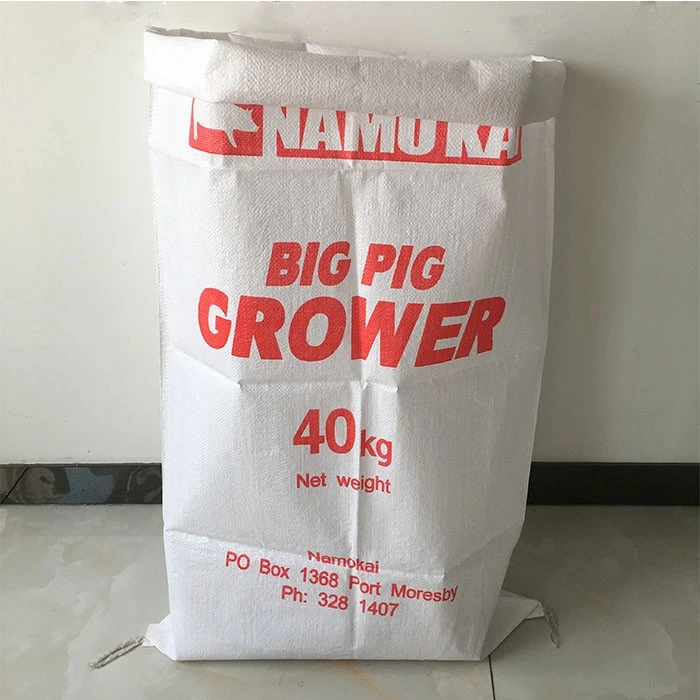 Customized China Polypropylene Packaging Material PP Maize Flour Oats Packing Woven Sack Bags