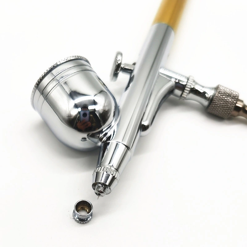 Airbrush распылитель с 0,3 мм форсунок тяжести зажигания Double-Action Airbrush татуировки окрасочных лак для ногтей Art Craft торт инструменты 7cc наружное кольцо подшипника