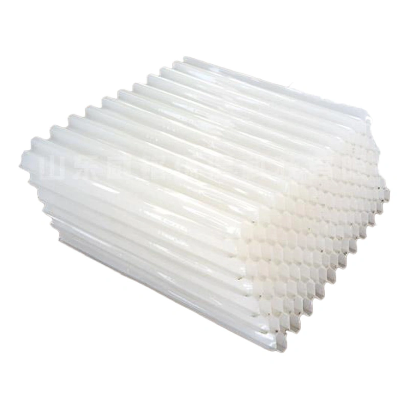 35mm 50mm 80mm PP PVC Plastic Hexagon Honeycomb Packing Tube Settler Lamella Plate