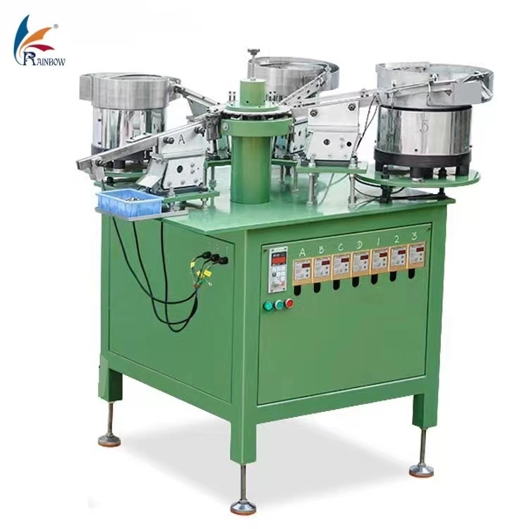 High Speed! M6 Washer Assembly Machine with Thread Roller for Screws