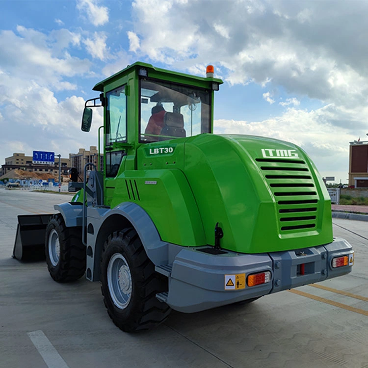 Alta calidad de la Pequeña China mini cargadoras de ruedas 0.7t cargador eléctrico alimentado por batería con CE