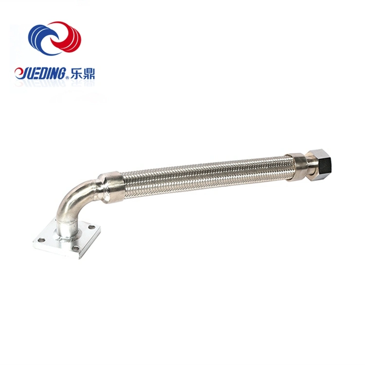 310/304/316L/acier inoxydable/flexible en métal tressé/Fleksibel métallique flexible/tube avec bride de raccordement se termine