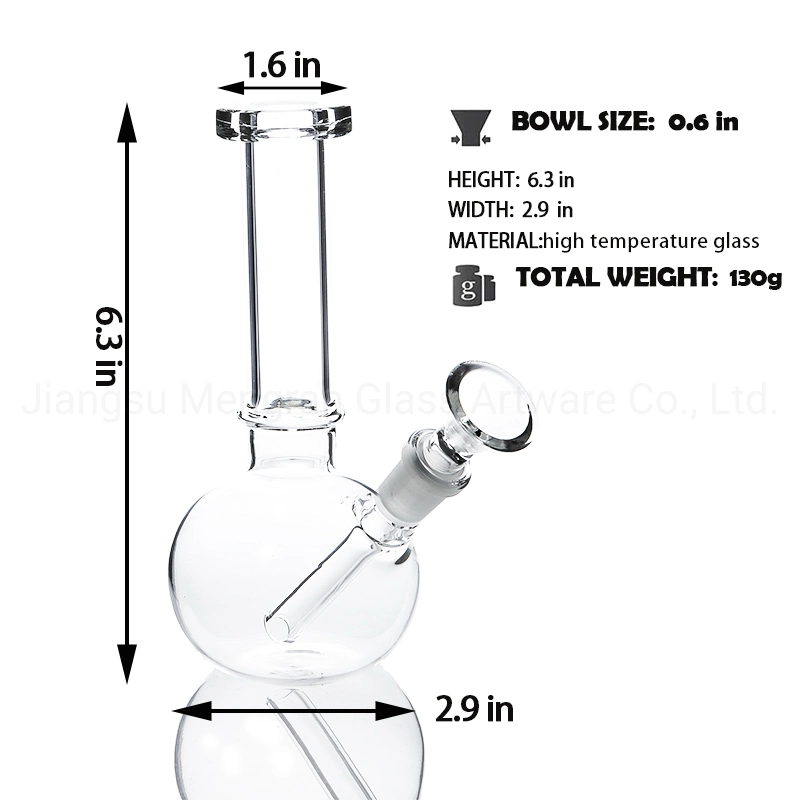 Unique High-Temperature Borosilicate Glass Hookah Shisha Creative Spherical Bottle Bottom Glass Water Pipe