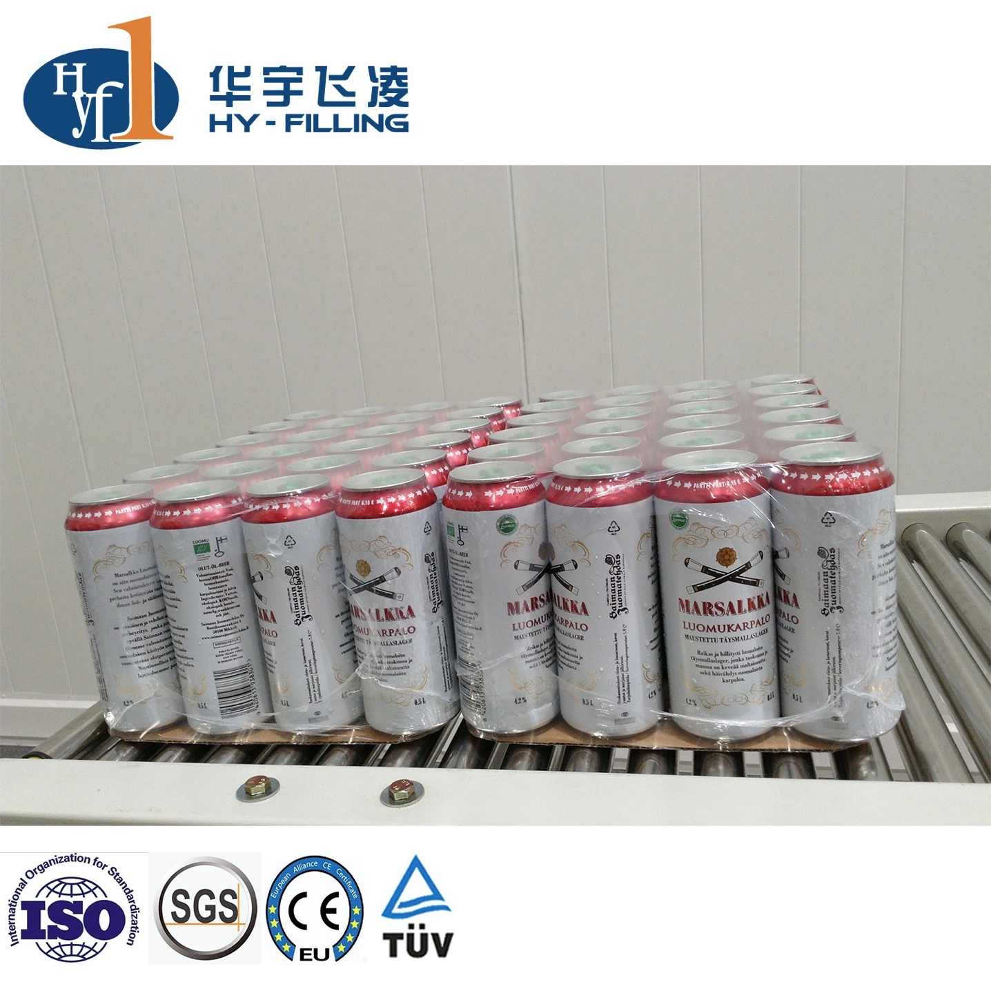 Food, Beverage, Water, Juice, Beer, Milk, Cola Wrap for Shrink Wrapping Plastic Film