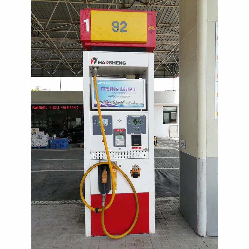 Haosheng Classical Hot Sale H Type 1/2/4/6/8 Nozzles Fuel Oil Dispenser