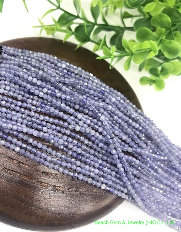 Lapis Gemstone Beads ronda 2mm corte facetas para joyería