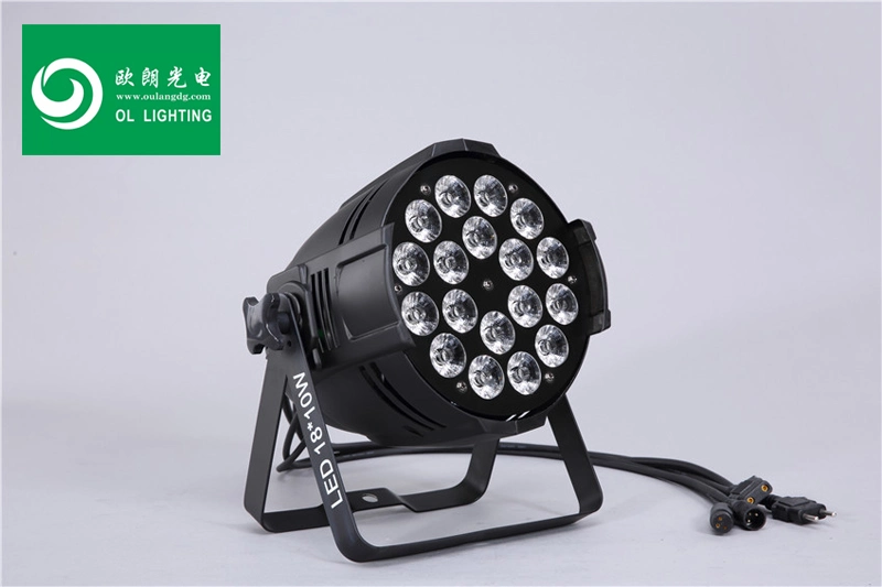 Горячая продажа 18PCS RGBW 4in1 LED PAR Stage Light Professional Освещение ступеней