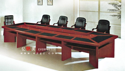 High-Quality School Office Furniture Mulitplayer Meeting Table with Chairs