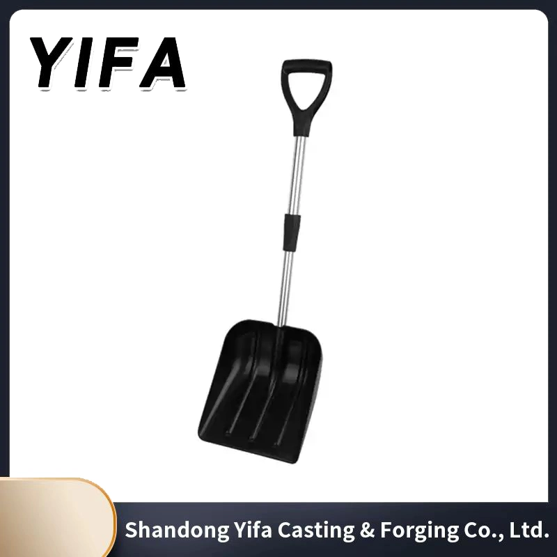 Plastic Snow Shovel Multifunctional Farming Spade with Long Wooden Fiberglass Handle