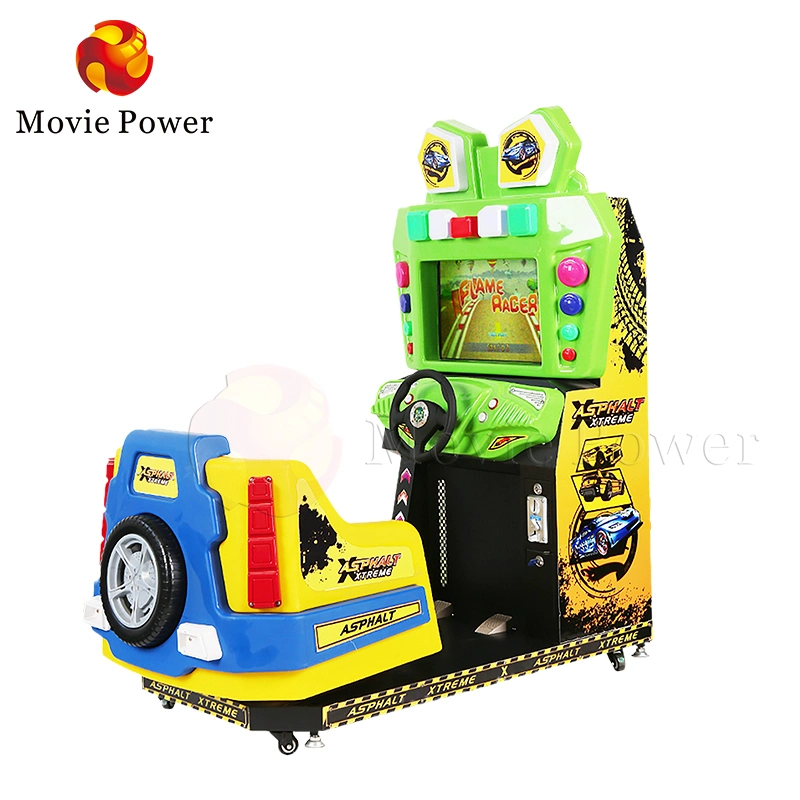 Movie Power Coin Operated Kid Driving Racing Arcade Game Machine