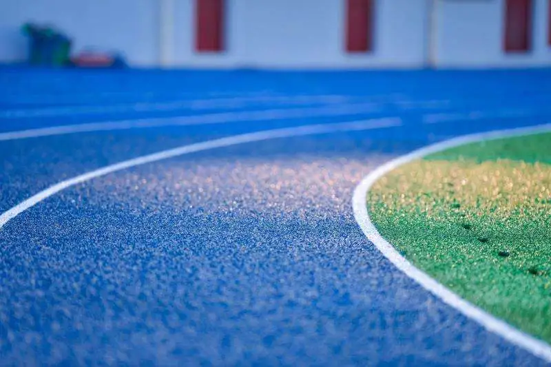 All-Weather Surface That Is Resistant to UV Degradation Abrasion Shrinkage Mold and Most Common Oils and Chemicals Running Track