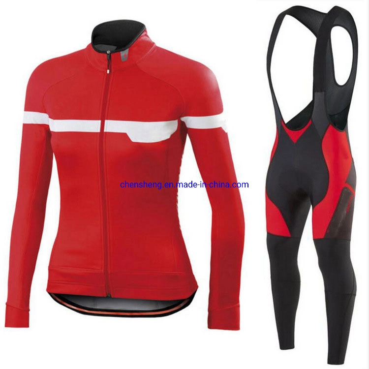 Custom Cycling Winter Jersey Set Cycling Clothing Bike Clothes Long Sycle Suit Wear for Men