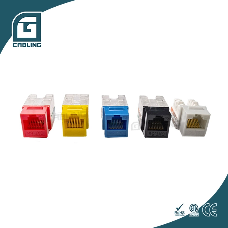 Gcabling UTP Keystone Jack Wall Plate Data Outlet Insert Modular Socket RJ45 Cat5e CAT6 Punch Down Networking 568A 568b Ethernet Keystone

Plaque murale pour prise de données à clé UTP Gcabling, insert de sortie modulaire pour prise RJ45 Cat5e CAT6, connexion par poinçonnage 568A 568b, keystone Ethernet.