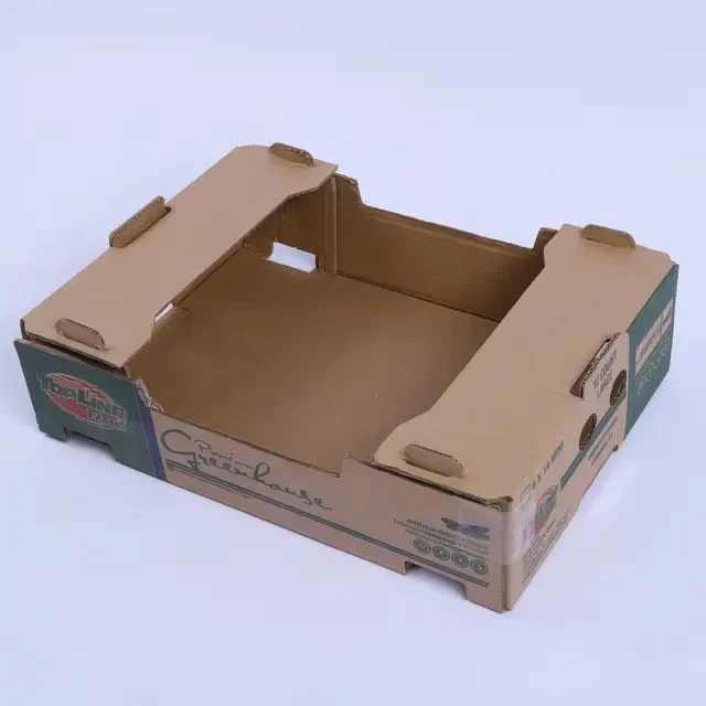 Papier Obst Box Wellpappe Verpackung Obst Karton Wellpappe Verpackungskarton