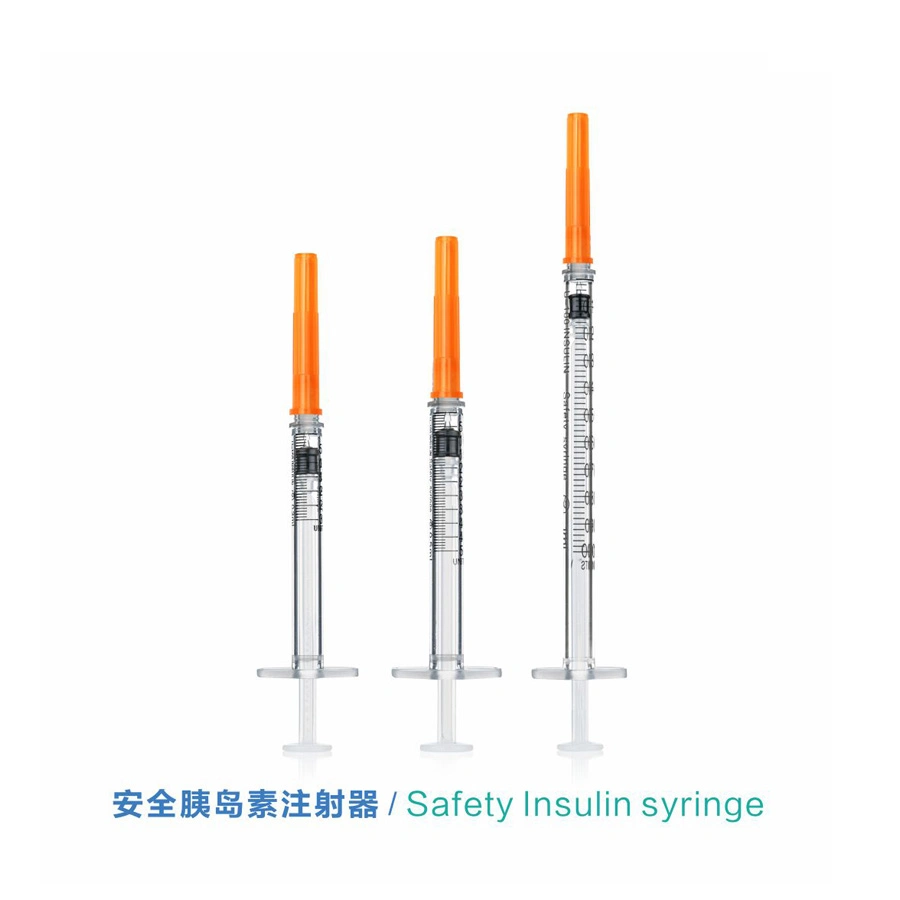 Wholesale/Supplier CE/FDA Approved Disposable Insulin Syringe 50/101units