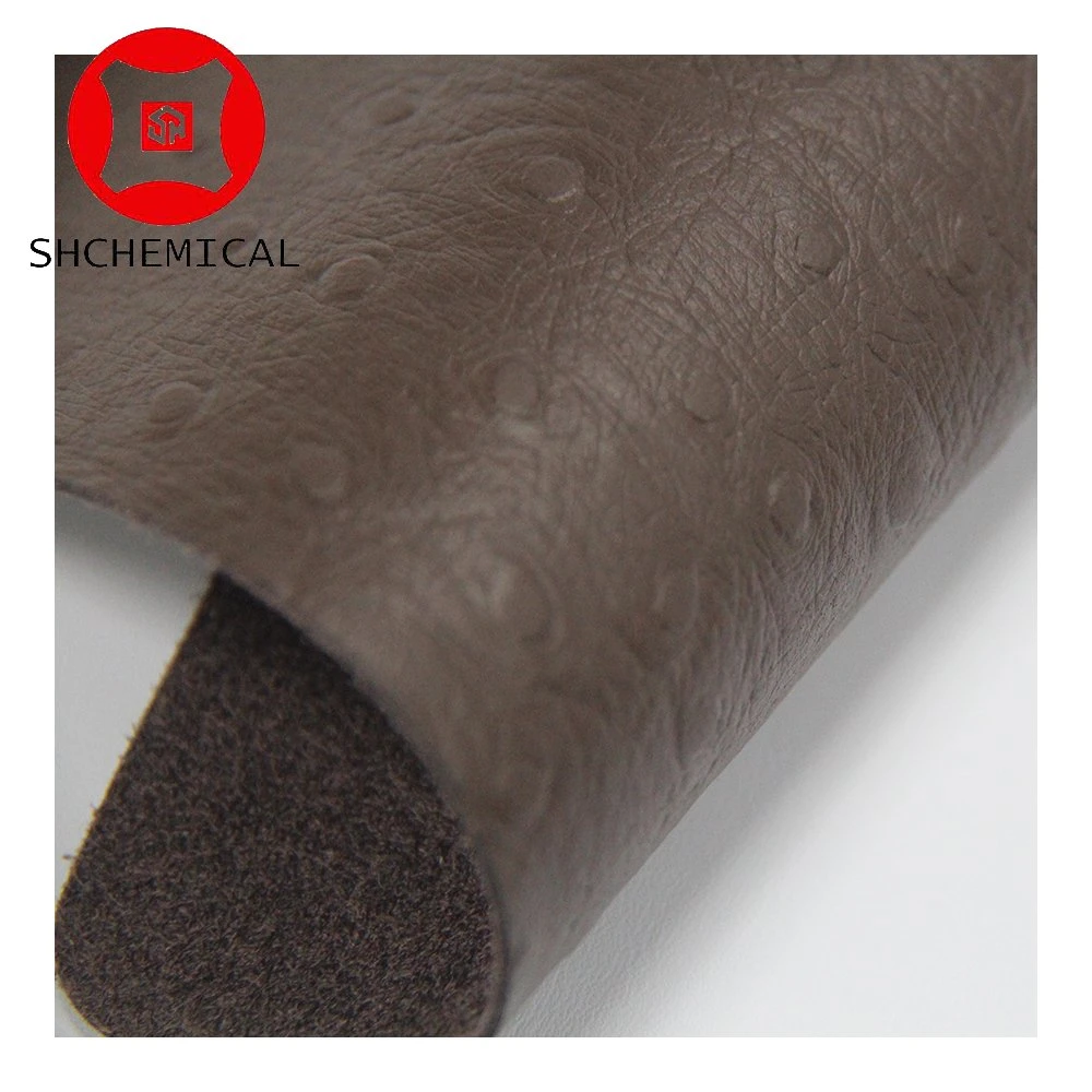 Special Design Brown Color Embossed Leather Artificial Microfiber Leather